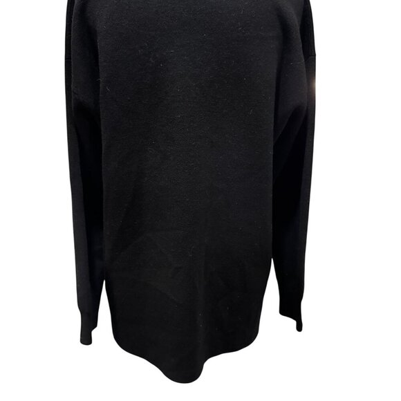 J.Crew Merino Wool Tunic Sweater with Leather Pockets – Size Large - Picture 5 of 5